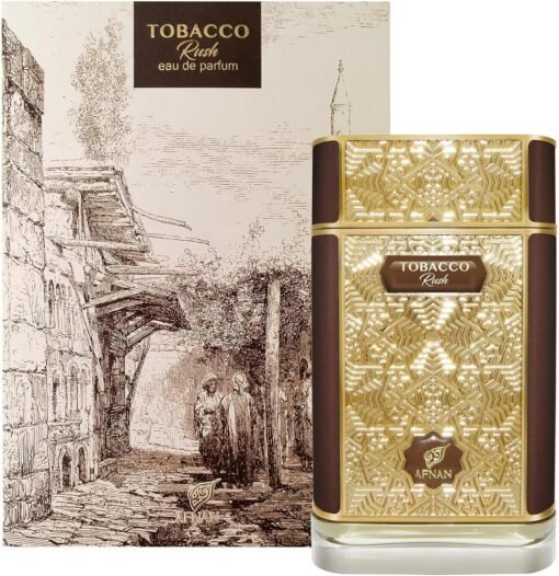 Imagem de AFNAN TOBACCO RUSH - Perfume Eau de Parfum Spray 2,7 Onças - fragrância árabe