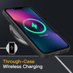 Imagem de Capa Fosca JETech para iPhone 13 de 6,1 Polegadas - Proteção Militar e Antimanchas (Preto) - fragrância árabe