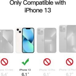 Imagem de Capa Fosca JETech para iPhone 13 de 6,1 Polegadas - Proteção Militar em Azul Celeste - fragrância árabe