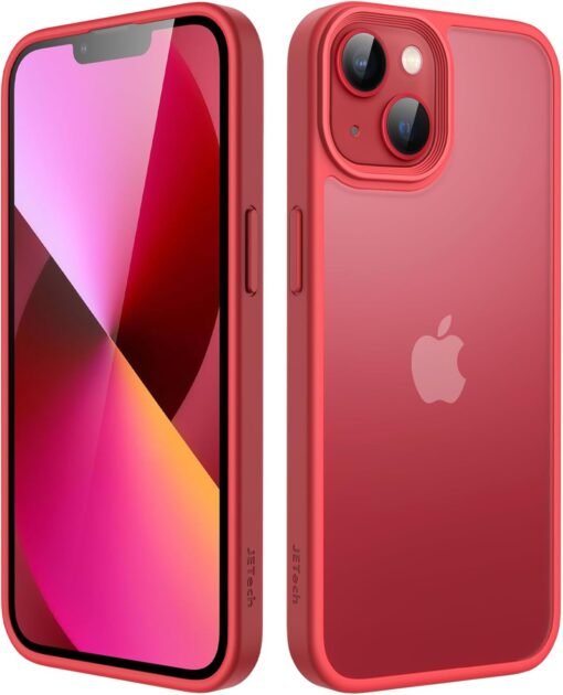 Imagem de Capa Fosca JETech para iPhone 13 de 6,1 Polegadas - Proteção Militar em Vermelho - fragrância árabe