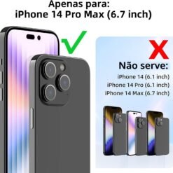 Imagem de Capa Transparente Antichoque para iPhone 14 Pro Max - Tela de 6,7