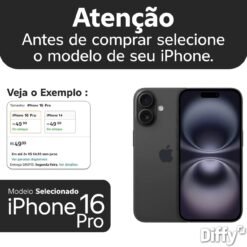 Imagem de Capa Transparente para iPhone 16 Pro - Design Elegante com Botões Metalizados e Proteção de Câmera | Clean Case - Diffy - fragrância árabe