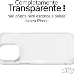 Imagem de Capa Transparente para iPhone 16 Pro - Design Elegante com Botões Metalizados e Proteção de Câmera | Clean Case - Diffy - fragrância árabe