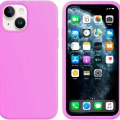 Imagem de Capinha Colorida Premium para iPhone 14 - Rosa Claro - fragrância árabe