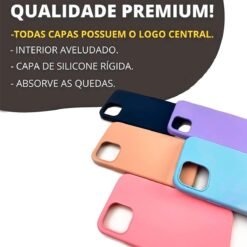 Imagem de Capinha Colorida Premium para iPhone 14 - Várias Cores Disponíveis - fragrância árabe