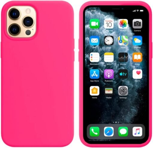 Imagem de Capinha Colorida Premium para iPhone 14 Pro Max - Rosa Pink - fragrância árabe