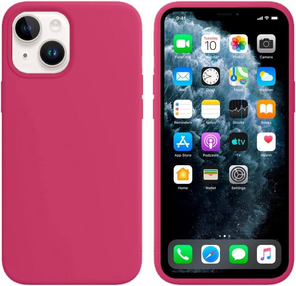 Imagem de Capinha Colorida Premium para iPhone 14 - Rosa Escuro - fragrância árabe