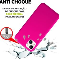 Imagem de Capinha Colorida Slim para iPhone 14 - Rosa Pink e Outras Cores - fragrância árabe