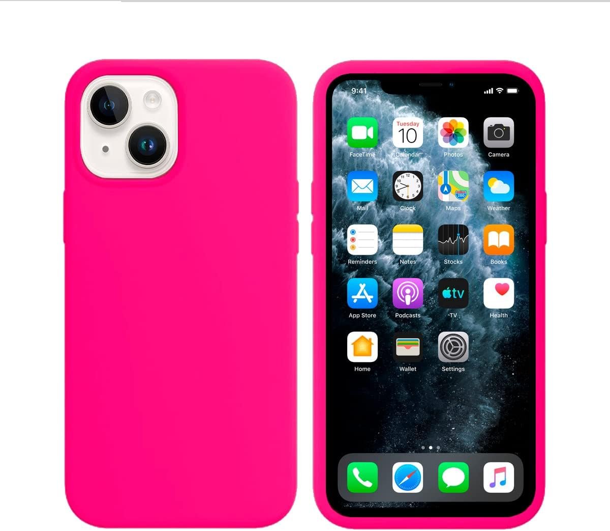Imagem de Capinha Colorida Slim para iPhone 14 - Rosa Pink e Outras Cores - fragrância árabe