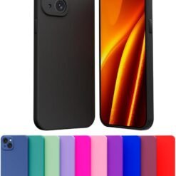 Imagem de Capinha de Silicone Aveludada para Apple iPhone 14 PRO com Proteção de Câmera [NOBRE STORE] - HIBISCO - fragrância árabe
