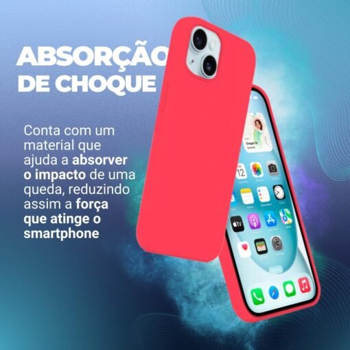 Imagem de Capinha Premium Flexível para iPhone 15 - Rosa Claro - fragrância árabe