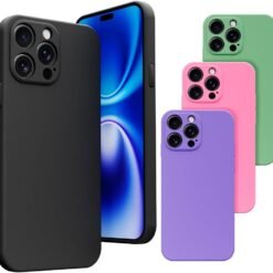 Imagem de Capa de Silicone Premium para iPhone 16 Pro Max - Veludo Vermelho [2ASHOP] - fragrância árabe