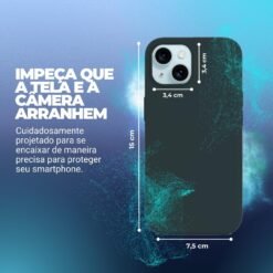 Imagem de Capinha Premium para iPhone 15 - Preto - fragrância árabe