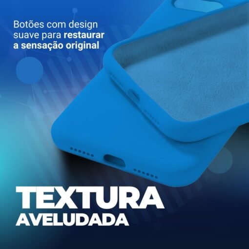 Imagem de Capinha Premium Flexível para iPhone 15 PRO MAX - Azul Claro - fragrância árabe
