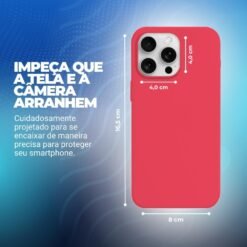 Imagem de Capinha Premium Flexível para iPhone 15 Pro Max - Rosa Claro - fragrância árabe