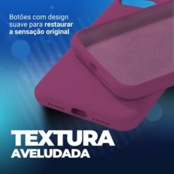 Imagem de Capinha Premium para iPhone 15 Pro Max - Rosa Escuro - fragrância árabe