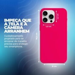 Imagem de Capinha Premium Flexível para Iphone 15 PRO MAX - Rosa Pink - fragrância árabe