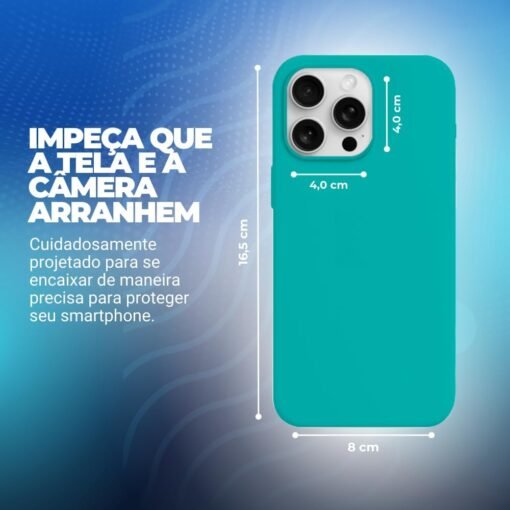 Imagem de Capinha Premium Flexível para Iphone 15 PRO MAX - Verde Claro - fragrância árabe