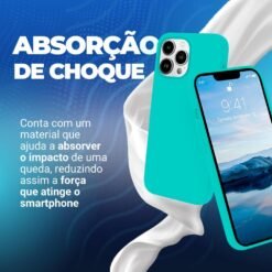 Imagem de Capinha Premium Flexível para Iphone 15 PRO MAX - Verde Claro - fragrância árabe