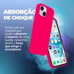 Imagem de Capinha Premium Flexível para Iphone 15 - Rosa Pink - fragrância árabe