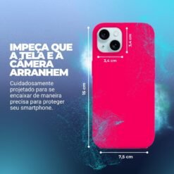 Imagem de Capinha Premium Flexível para Iphone 15 - Rosa Pink - fragrância árabe