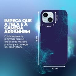 Imagem de Capinha Premium Roxa para iPhone 15 - Flexível e Antichoque - fragrância árabe
