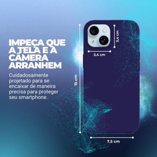 Imagem de Capinha Premium Roxa para iPhone 15 - Flexível e Antichoque - fragrância árabe