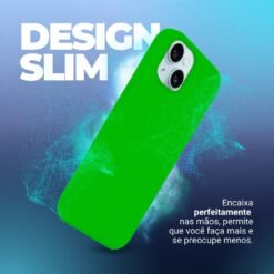 Imagem de Capinha Premium para iPhone 15 - Verde Neon - fragrância árabe
