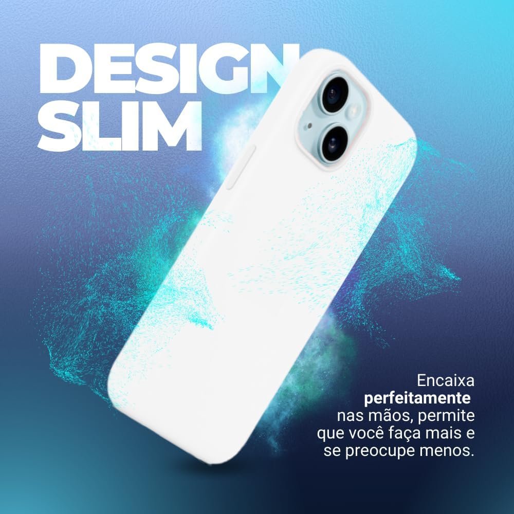 Imagem de Capinha Premium para Iphone 15 - Branca, Flexível e Anti-impacto - fragrância árabe