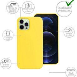 Imagem de Capinha Slim Colorida para iPhone 13 Pro - Amarela - fragrância árabe