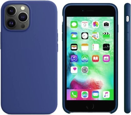 Imagem de Capinha Slim Colorida Compatível com iPhone 13 Pro - Azul Escuro - fragrância árabe