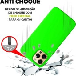 Imagem de Capinha Slim Colorida Premium Compatível com iPhone 13 Pro - Verde Neon - fragrância árabe