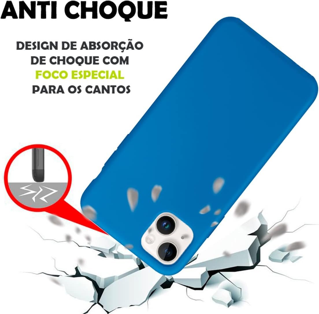 Imagem de Capinha Colorida Premium para iPhone 14 - ONYK (Azul Royal) - fragrância árabe