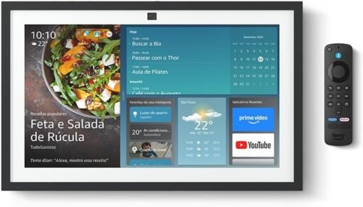 Imagem de Novo Echo Show 15 | Tela inteligente Full HD de 15,6” com Alexa e controle remoto por voz - fragrância árabe