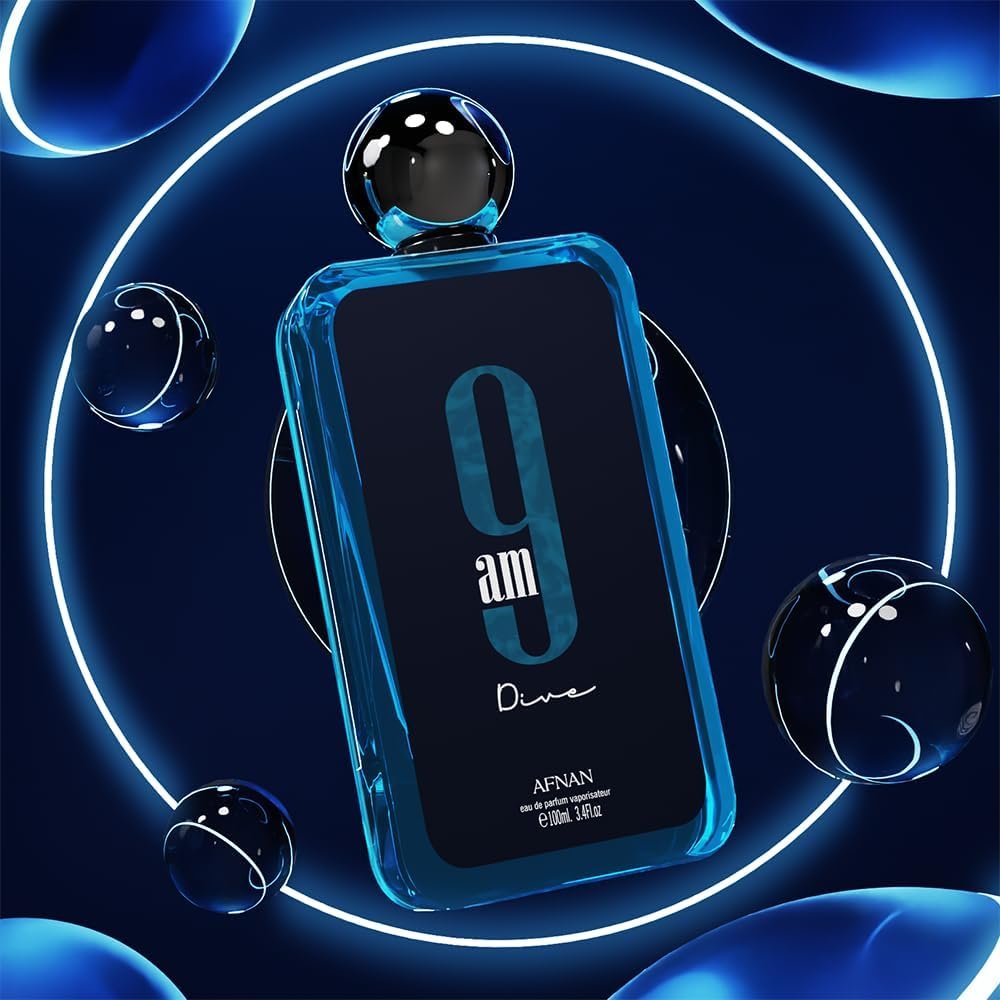Imagem de Perfume Afnan 9Am Dive Eau de Parfum Spray Unissex, 100 ml - fragrância árabe