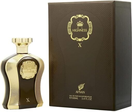 Imagem de Perfume Afnan Highness X Brown para Homens - Eau de Parfum Spray, 100 ml - fragrância árabe
