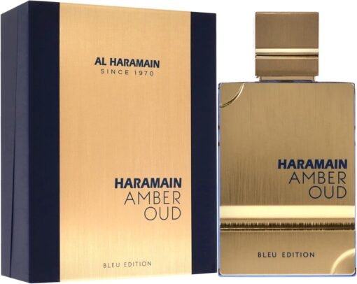 Imagem de Perfume AL HARAMAIN AMBER OUD - EAU DE PARFUM SPRAY 2 Onças (EDIÇÃO AZUL) - fragrância árabe