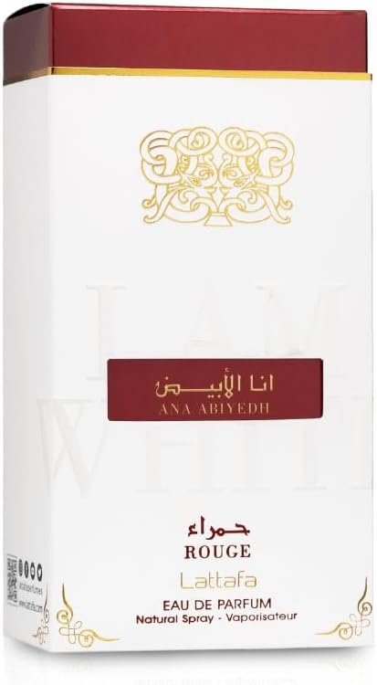 Imagem de Perfume Ana Abiyedh I Am Branco Rouge da Lattafa - Eau De Parfum Spray (Unissex) 60ml - fragrância árabe
