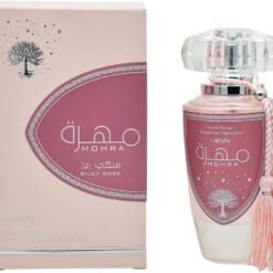 Imagem de Perfume Feminino MOHRA SILKY ROSE 100 ml | Luxo e Longa Duração - fragrância árabe