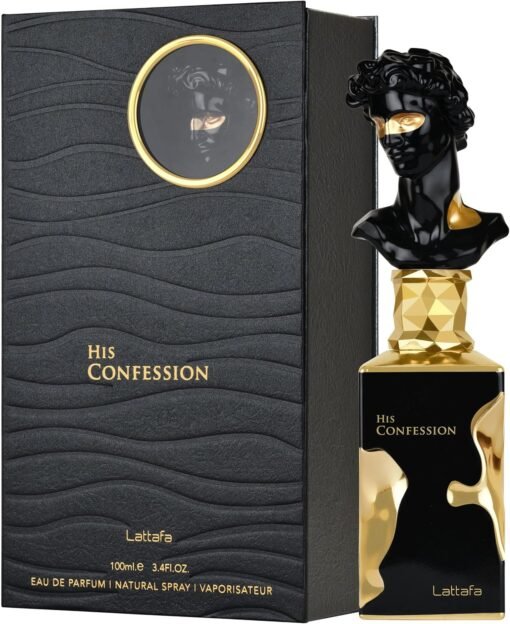 Imagem de Perfume Importado Eau de Parfum His Confession da Lattafa - fragrância árabe