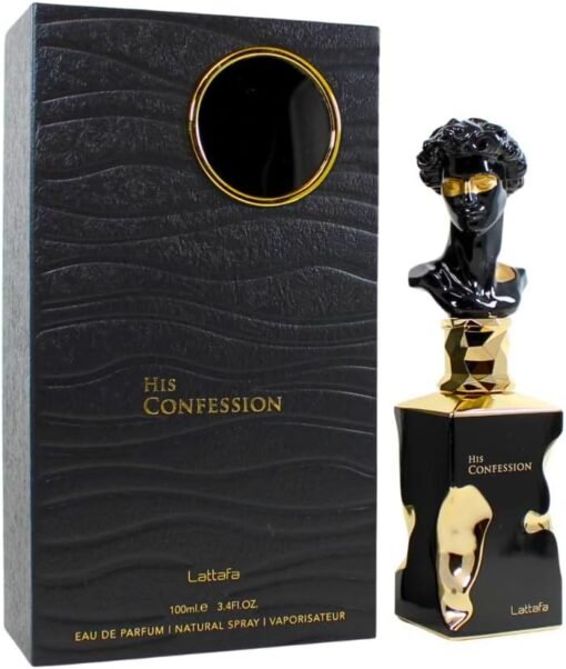 Imagem de Perfume Importado Eau de Parfum His Confession da Lattafa - fragrância árabe