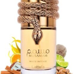Imagem de Perfume Importado Eau de Parfum Musamam White Intense da Lattafa - fragrância árabe