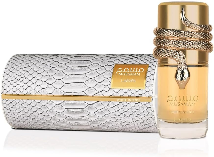 Imagem de Perfume Importado Eau de Parfum Musamam White Intense da Lattafa - fragrância árabe