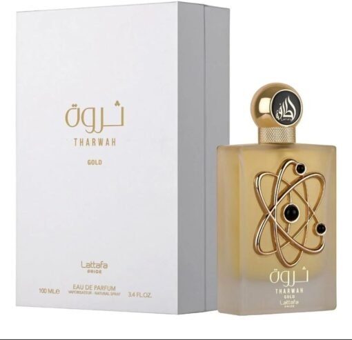 Imagem de Perfume Lattafa Tharwah Gold Pride - Eau De Parfum 100 ml - fragrância árabe