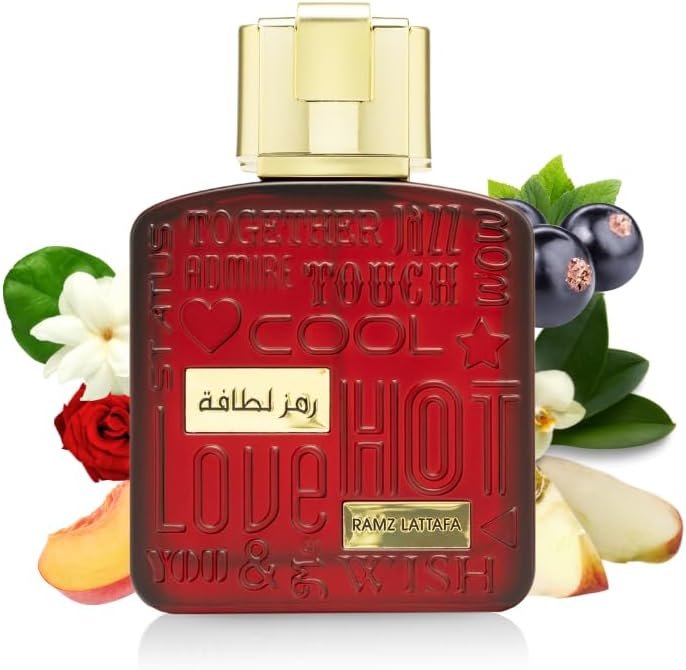 Imagem de Perfume Ramz Gold da Lattafa - Eau de Parfum Unissex 100ml - fragrância árabe