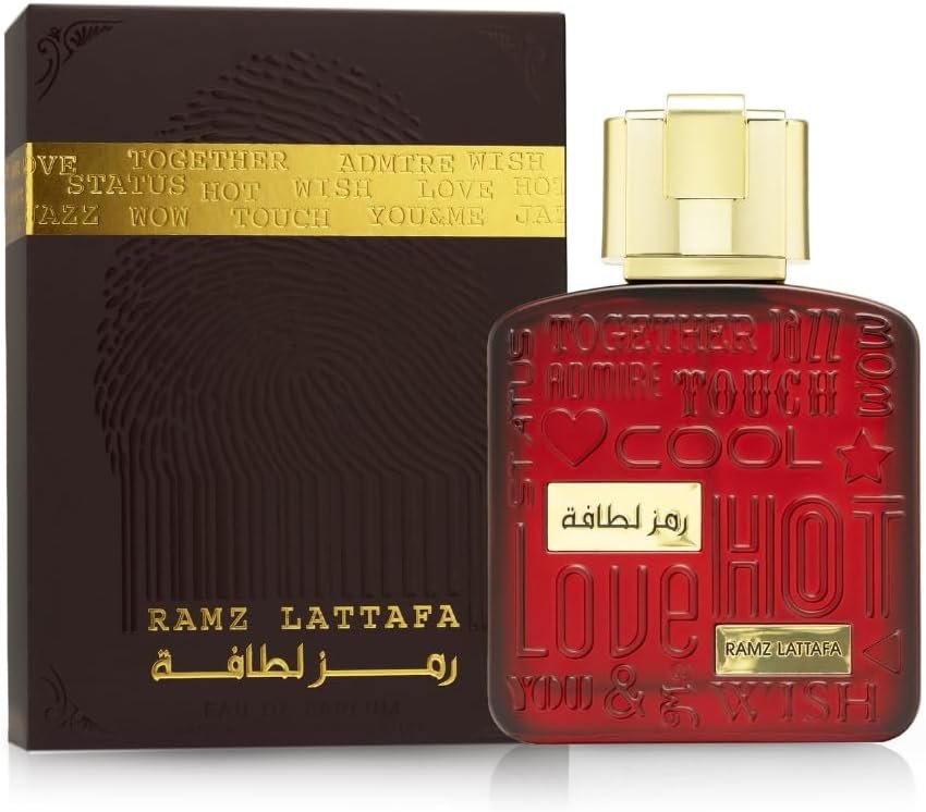 Imagem de Perfume Ramz Gold da Lattafa - Eau de Parfum Unissex 100ml - fragrância árabe