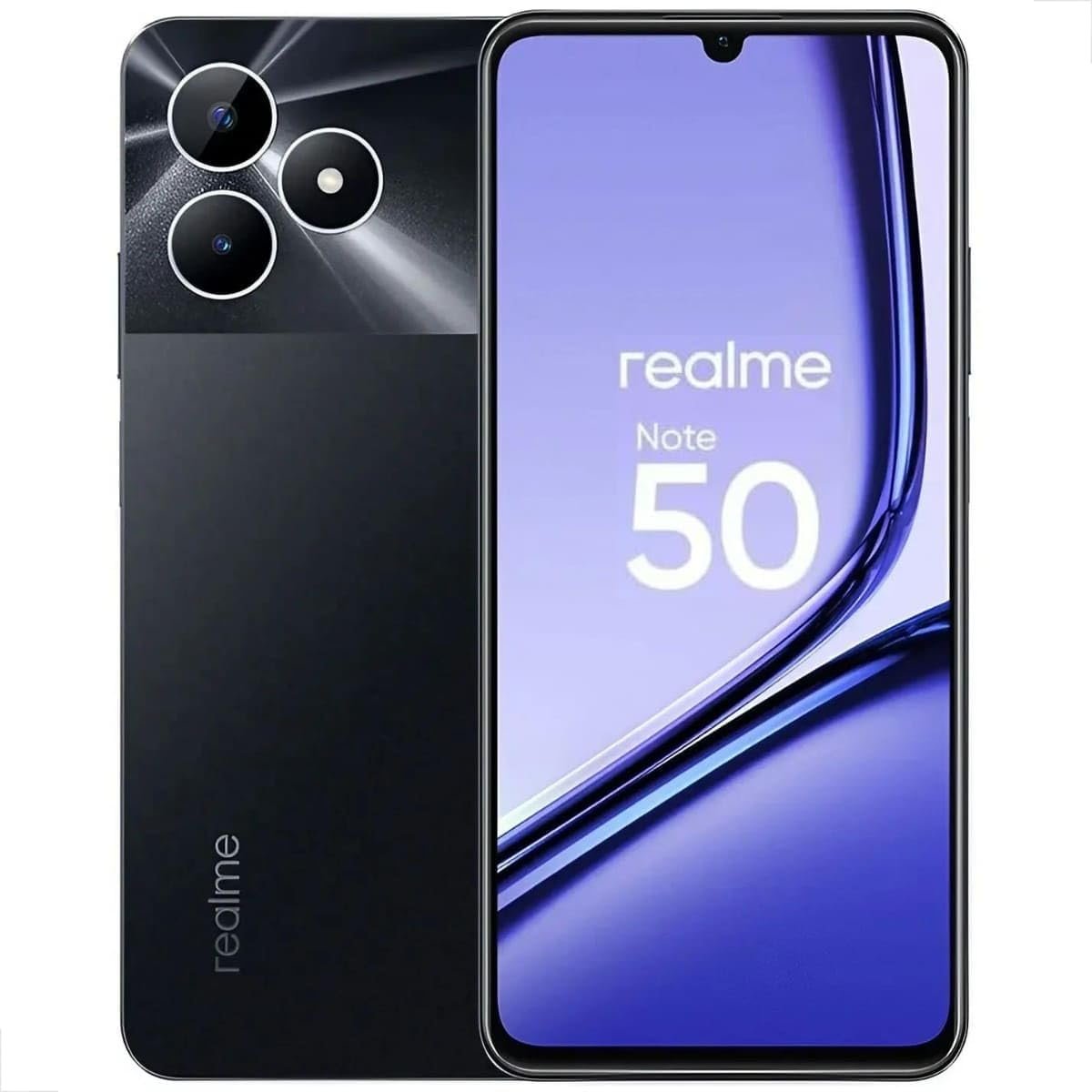 Imagem de Realme Note 50 - 128GB - 4GB de RAM - Câmera de 13MP - Bateria de 5000mAh - Preto Midnight - fragrância árabe