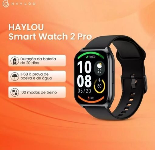 Imagem de Relógio Inteligente Xiaomi H.a.y.l.o.u Watch 2 LS02 - Conectividade Bluetooth 5.0 e Resistência à Água IP68 - fragrância árabe