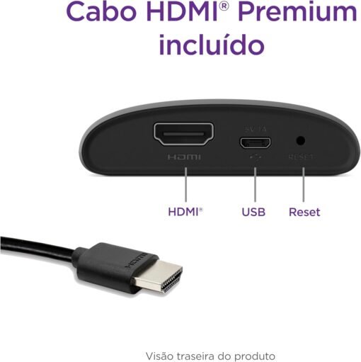 Imagem de Roku Express 4K | Dispositivo de Streaming para TV HD/4K/HDR com Suporte a Alexa, Siri e Google - fragrância árabe
