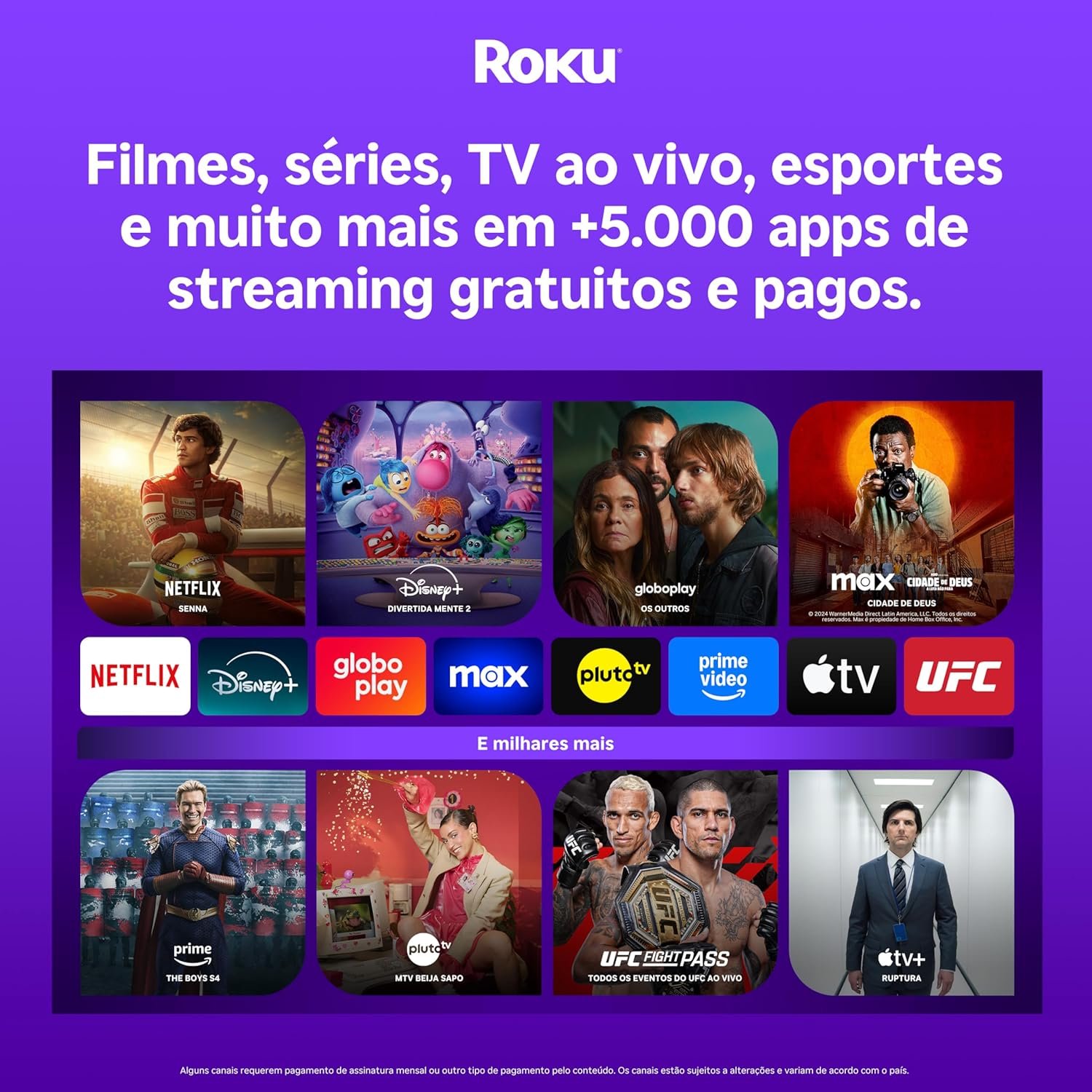 Imagem de Roku Express | Dispositivo de Streaming para TV HD/Full HD com Compatibilidade com Alexa, Siri e Google - Inclui Cabo HDMI Premium - fragrância árabe